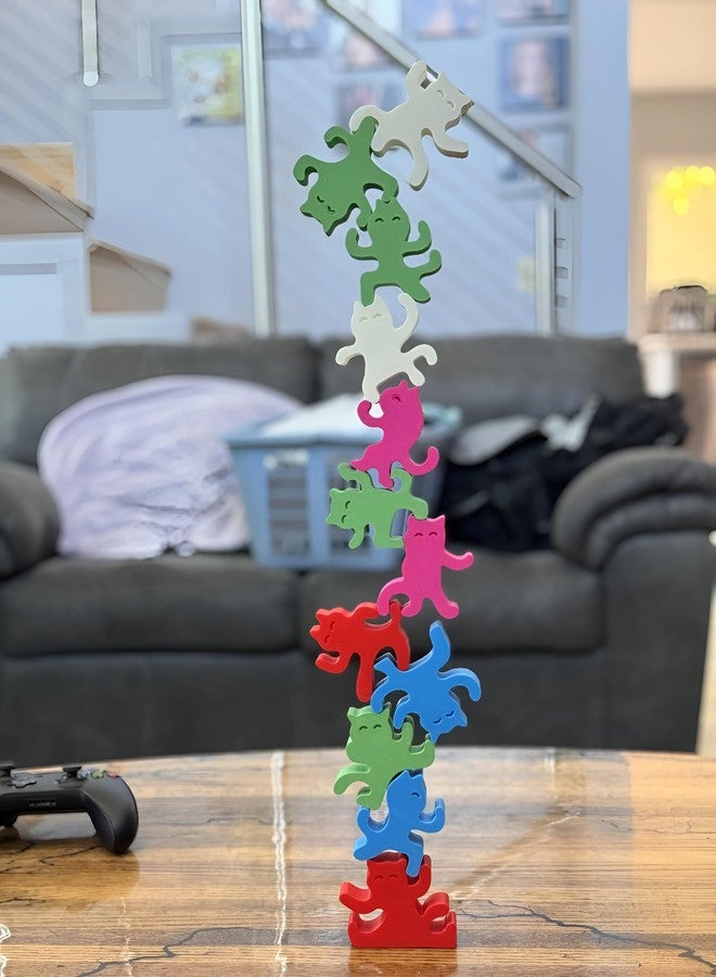 3D CRAFT Plastic Stacking Balance Plastic Game, Multi-Coloured Dancing Figures, Educational Toy for Kids,Figure Toy - Image 5